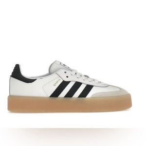 Adidas White/Black Gum Sambae Sneakers